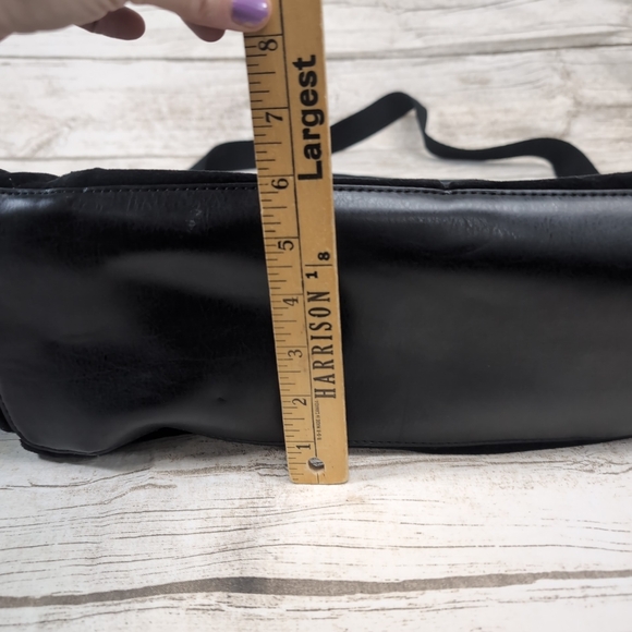 Juicy Couture Black Velour Baby Diaper Bag - Picture 7 of 10